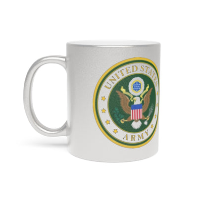 US Army Metallic Coffee Mug