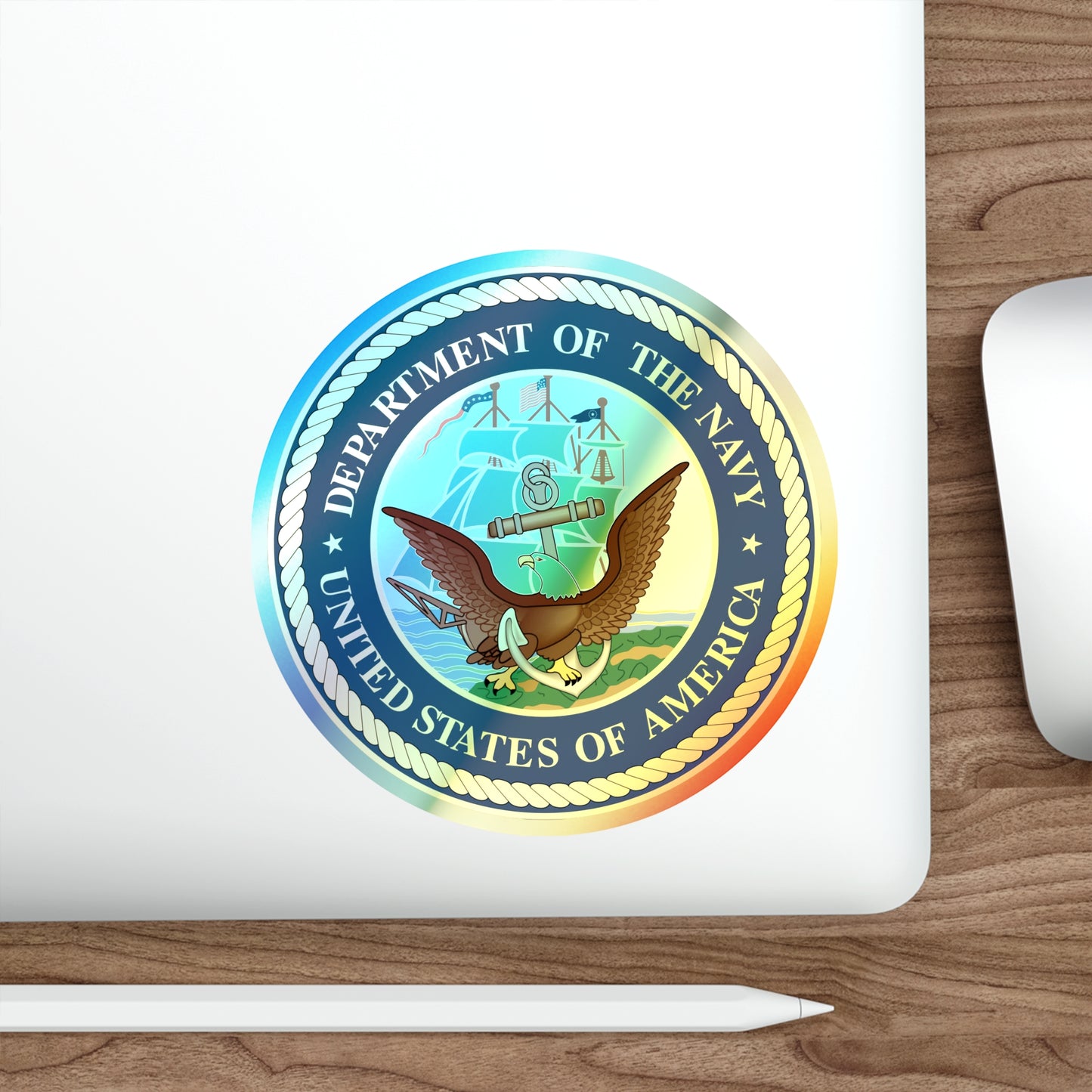 US Navy Holographic Sticker