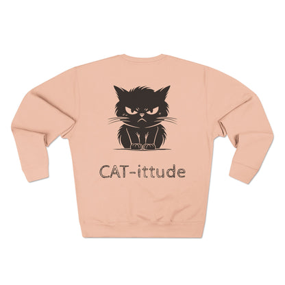 CAT-ittude Unisex Crewneck Sweatshirt