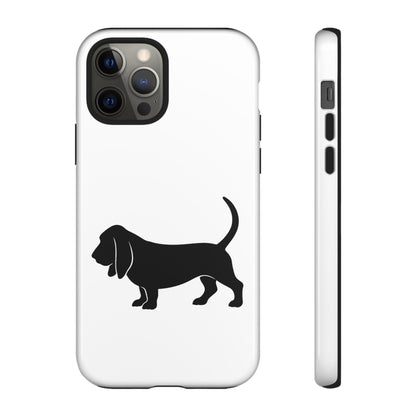 Basset Hound Silhouette iPhone Case