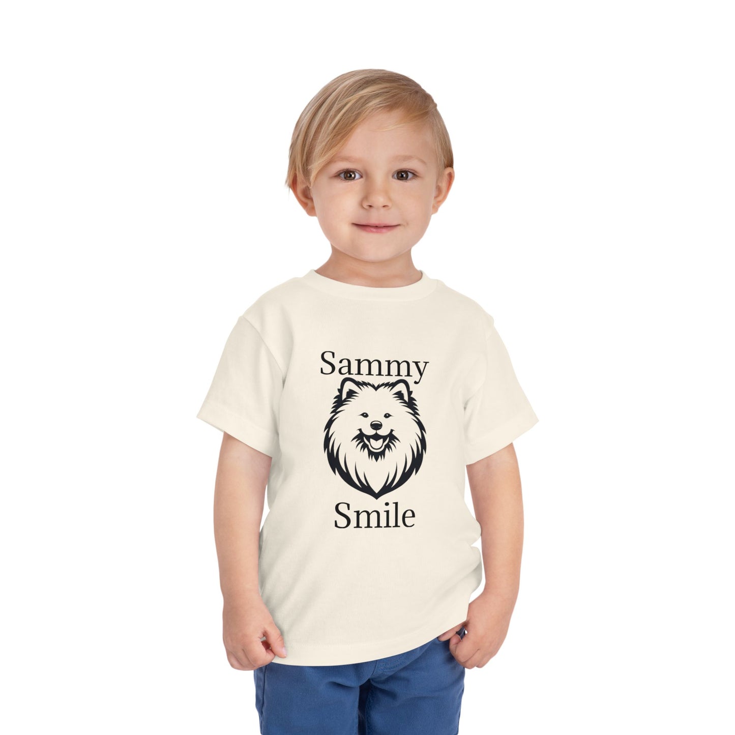 Sammy Smile Toddler Unisex Short Sleeve Crewneck Tee