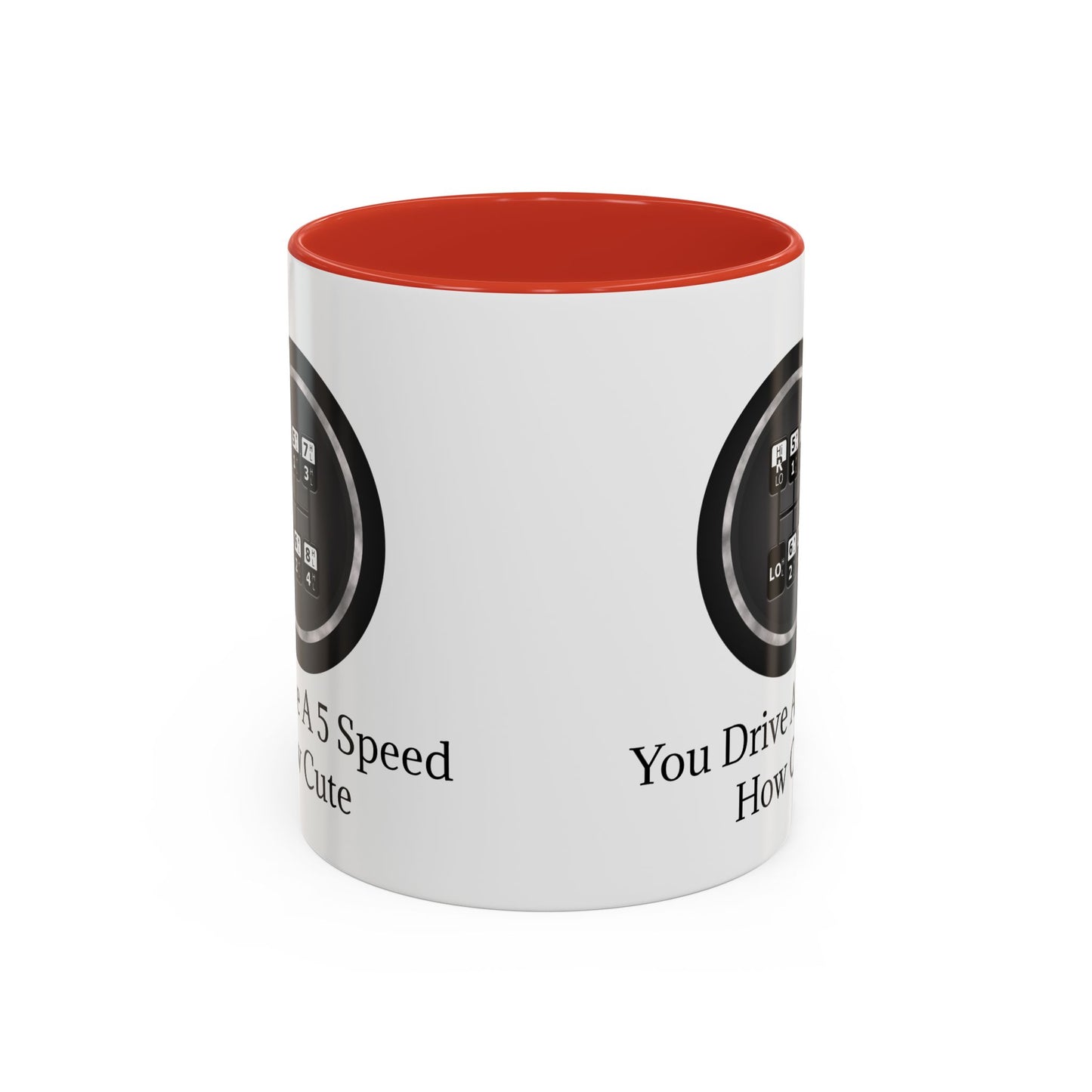 5 Speed How Cute 2-Tone Coffee Mug
