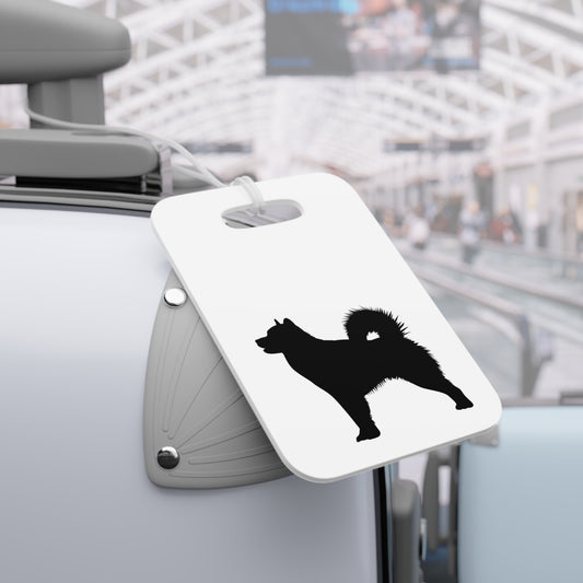 Malamute Silhouette Luggage Tag