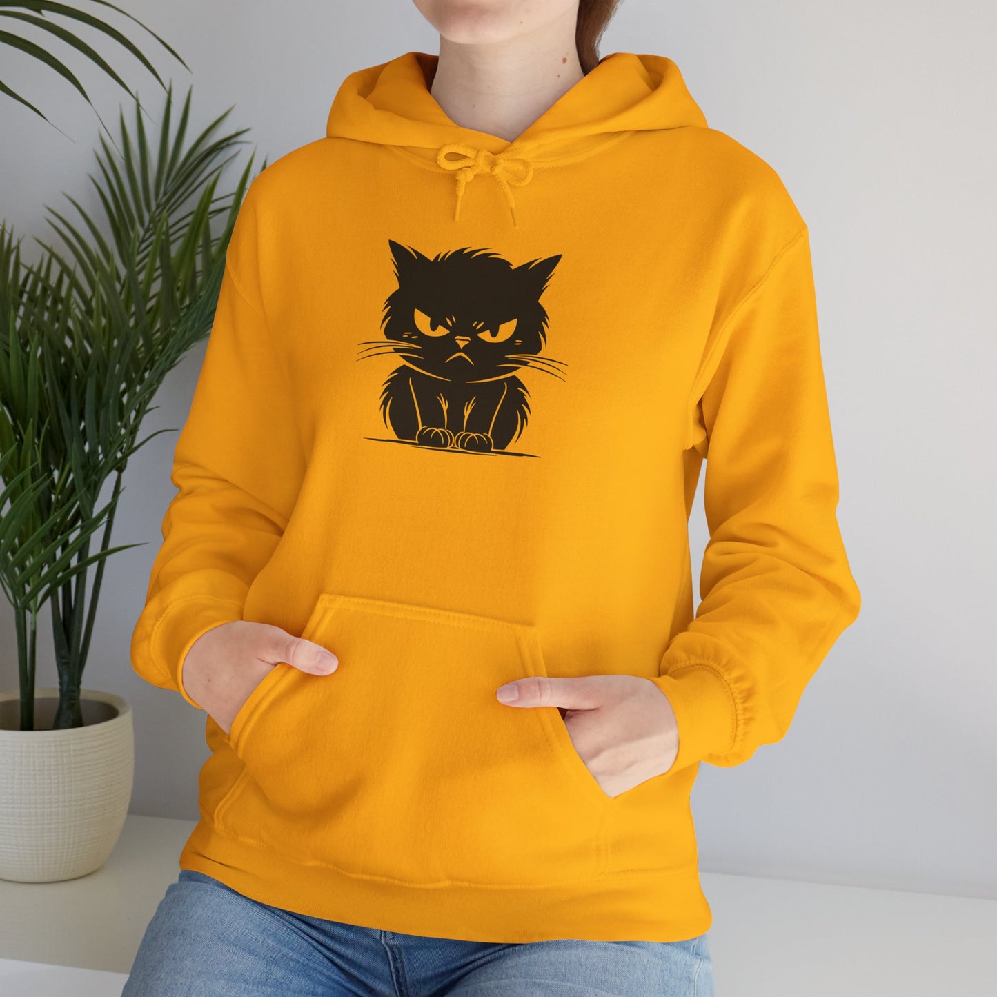 Angry Cat Unisex Hoodie