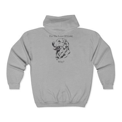 For The Love Of Gold Unisex Full Zip Hoodie