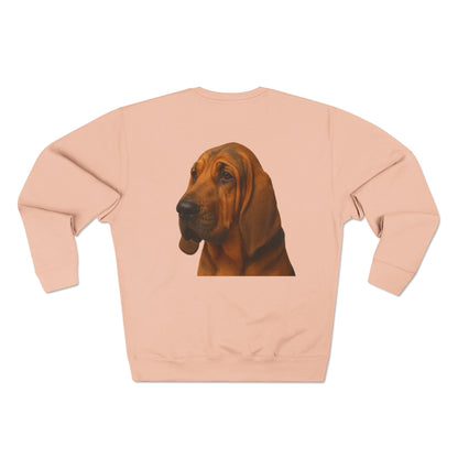 Bloodhound Head Unisex Crewneck Sweatshirt