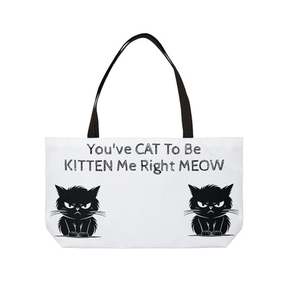 Kitten Me Weekender Tote Bag