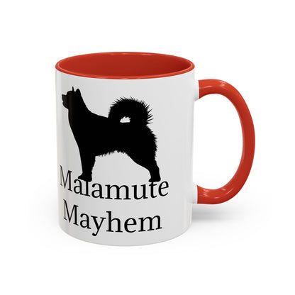 Malamute Mayhem 2-Tone Coffee Mug