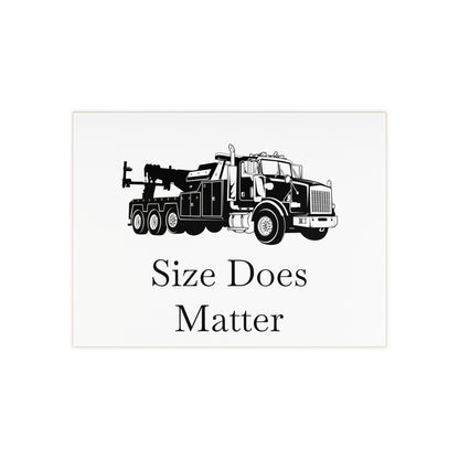 Size Does Matter Ceramic Photo Tile