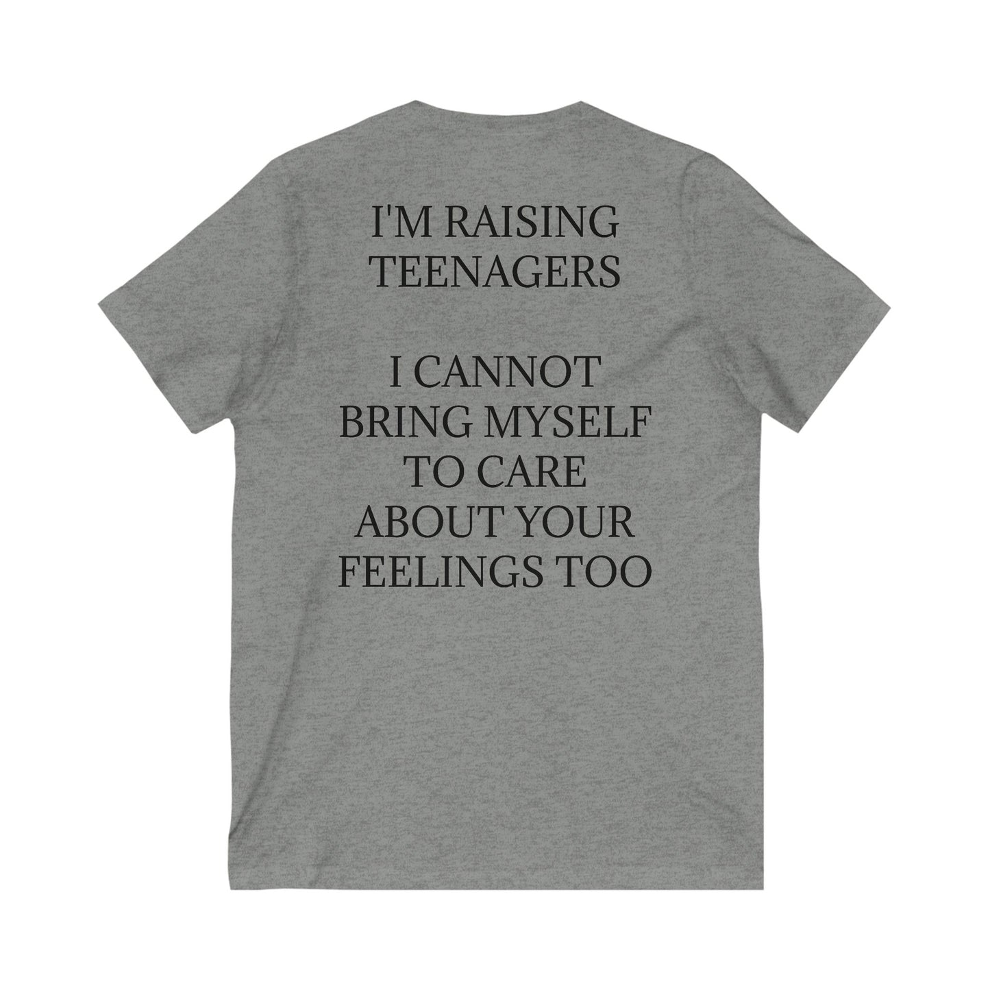 Raising Teenagers Unisex Short Sleeve V-Neck Tee