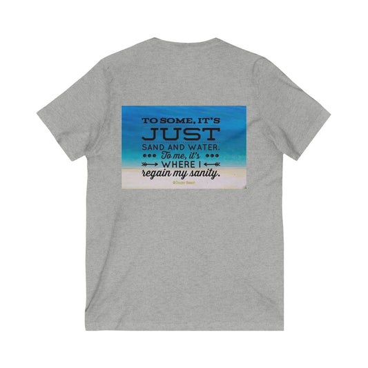 Dr. Beach Unisex Short Sleeve V-Neck Tee