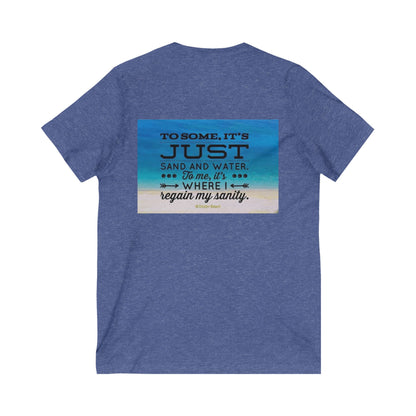 Dr. Beach Unisex Short Sleeve V-Neck Tee