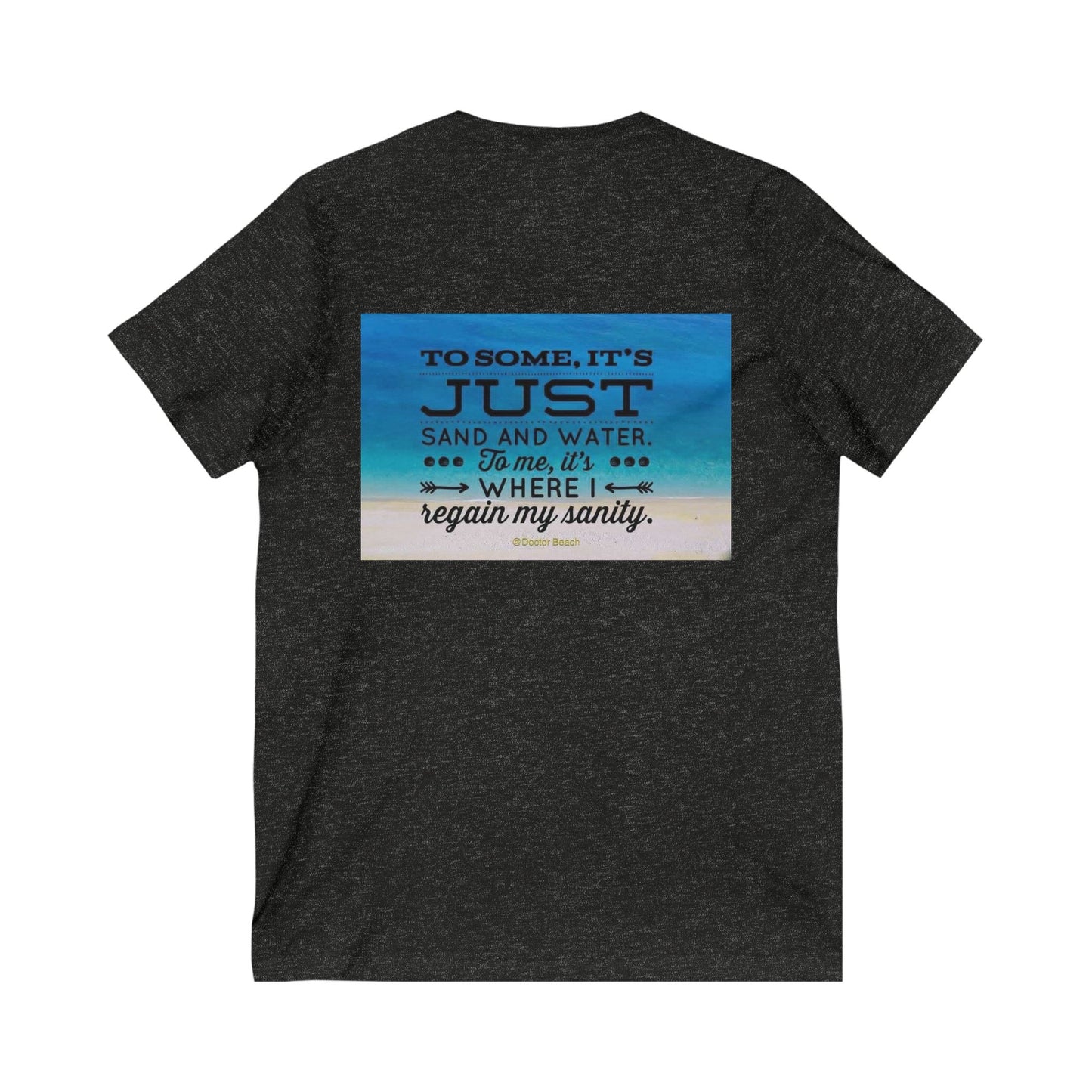 Dr. Beach Unisex Short Sleeve V-Neck Tee