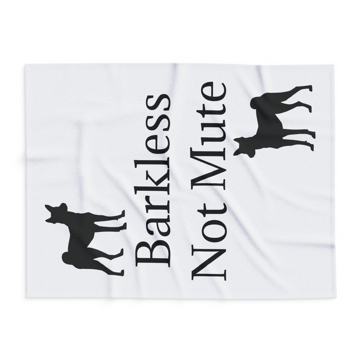 Barkless Not Mute Arctic Fleece Blanket