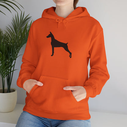 Doberman Silhouette Unisex Hoodie