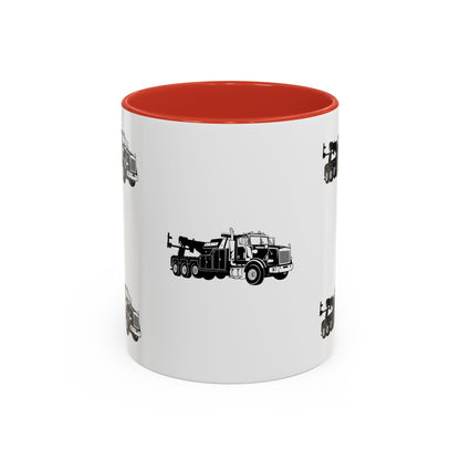 Heavy Tow Truck 2-Tone Coffee Mug
