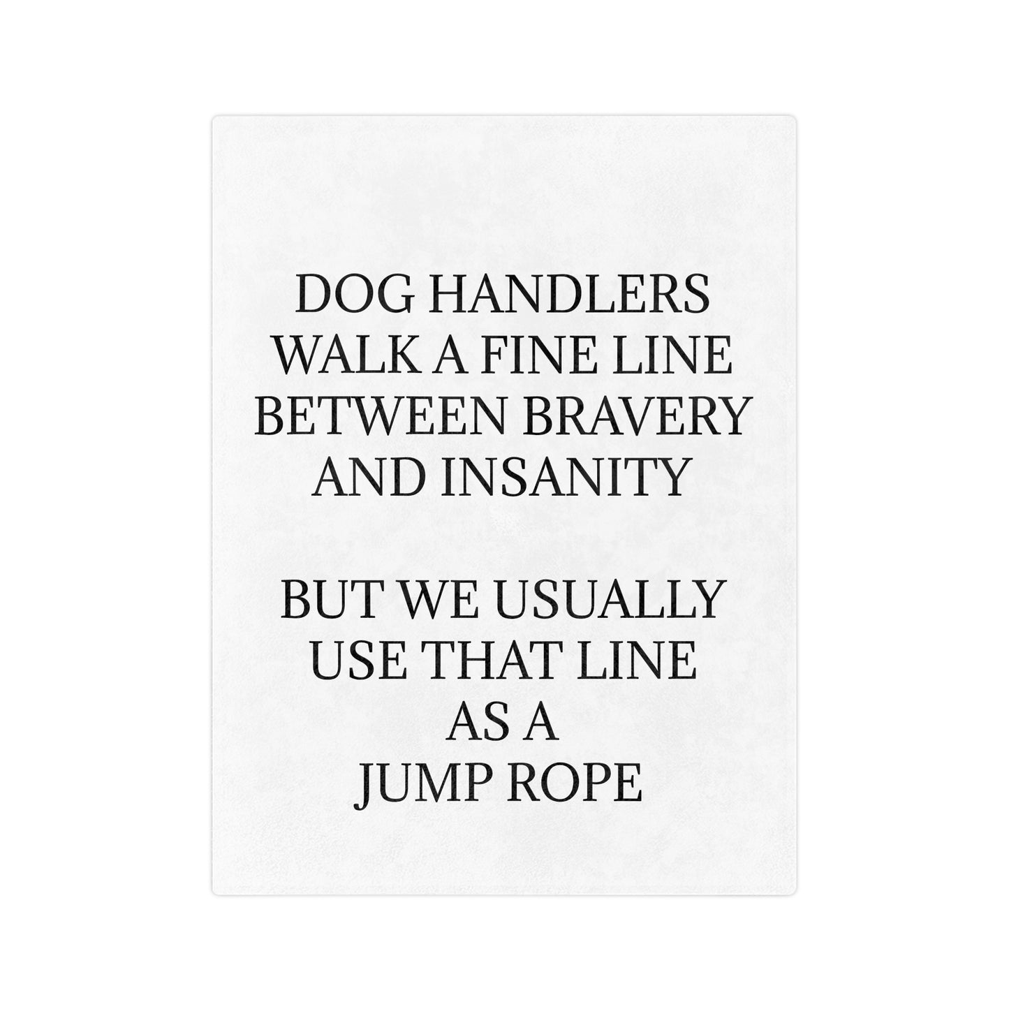Jump Rope Velveteen Microfiber Blanket
