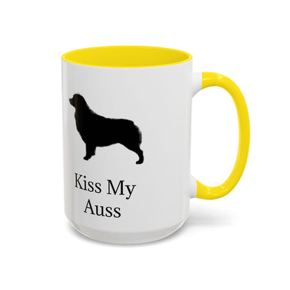 Kiss My Auss 2-Tone Coffee Mug