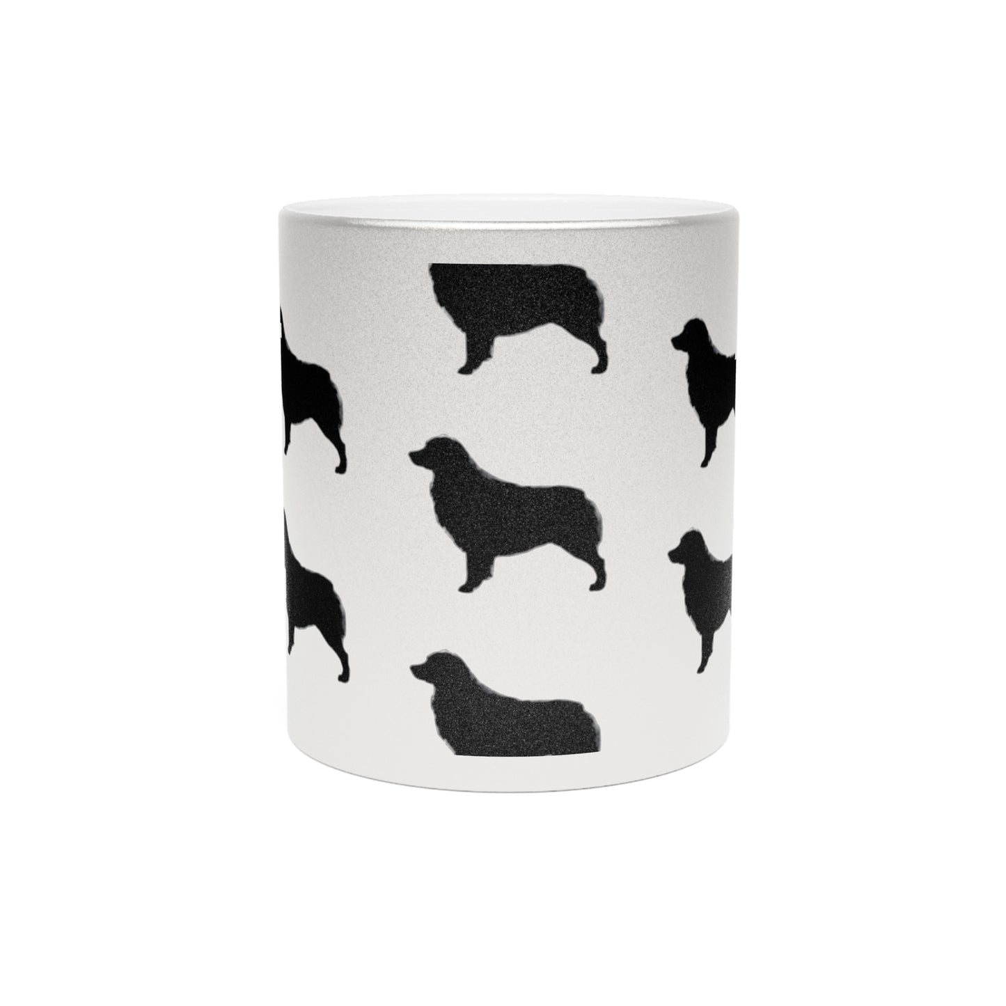 Aussie Silhouette Metallic Coffee Mug