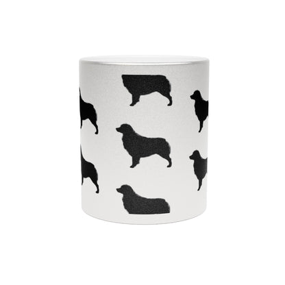 Aussie Silhouette Metallic Coffee Mug