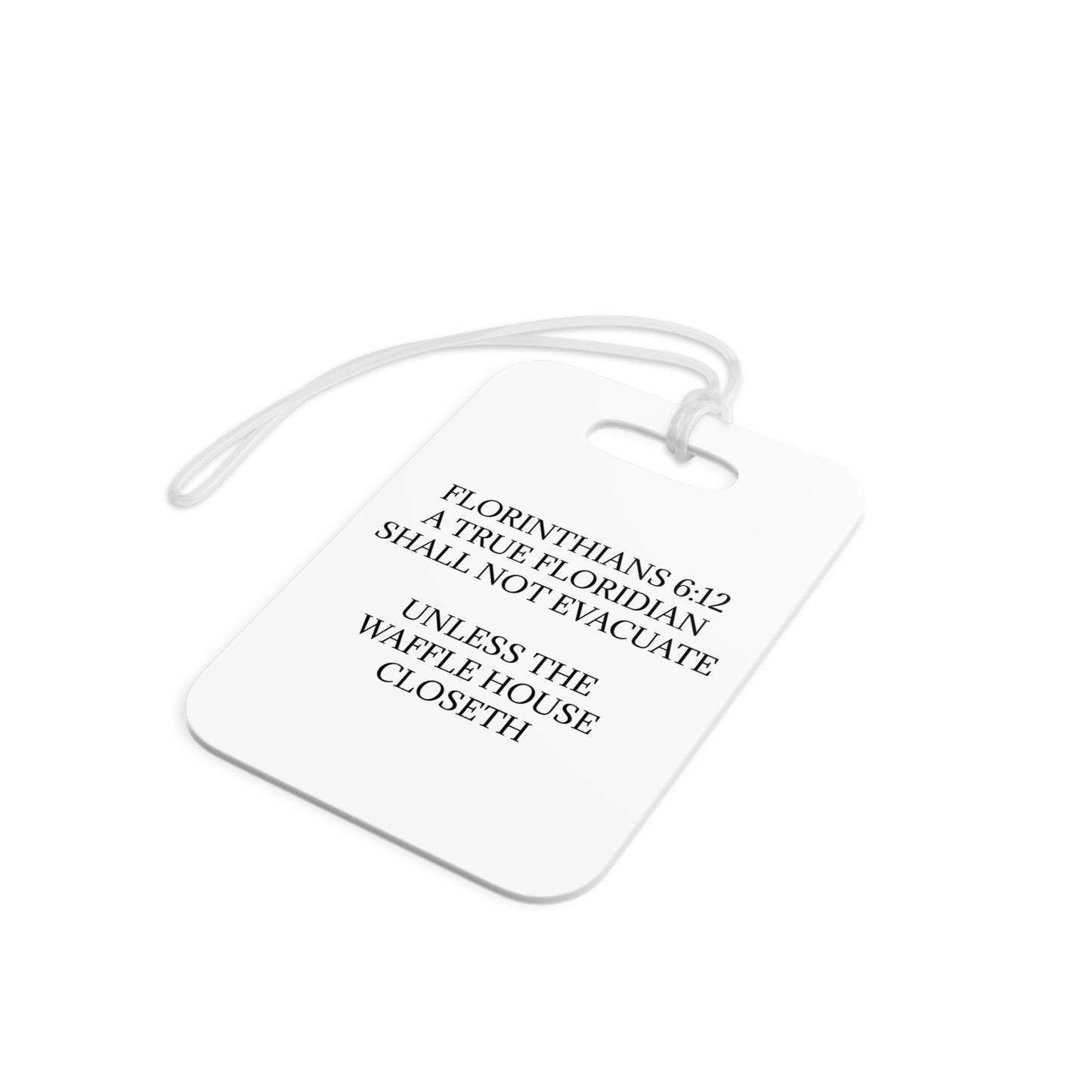 Florinthians 6:12 Luggage Tag