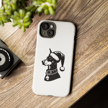 Santa Paws Doberman iPhone Case