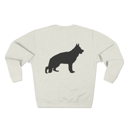 German Shepherd Silhouette Unisex Crewneck Sweatshirt