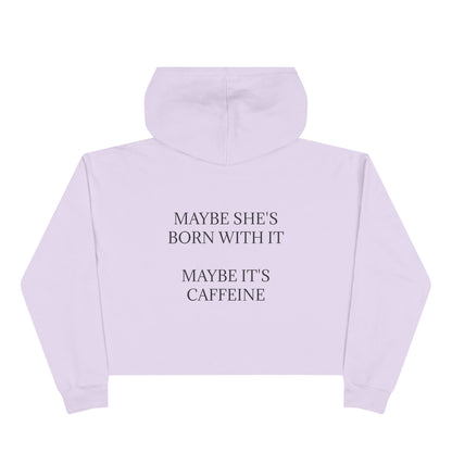 Born With It Women's Crop Hoodie