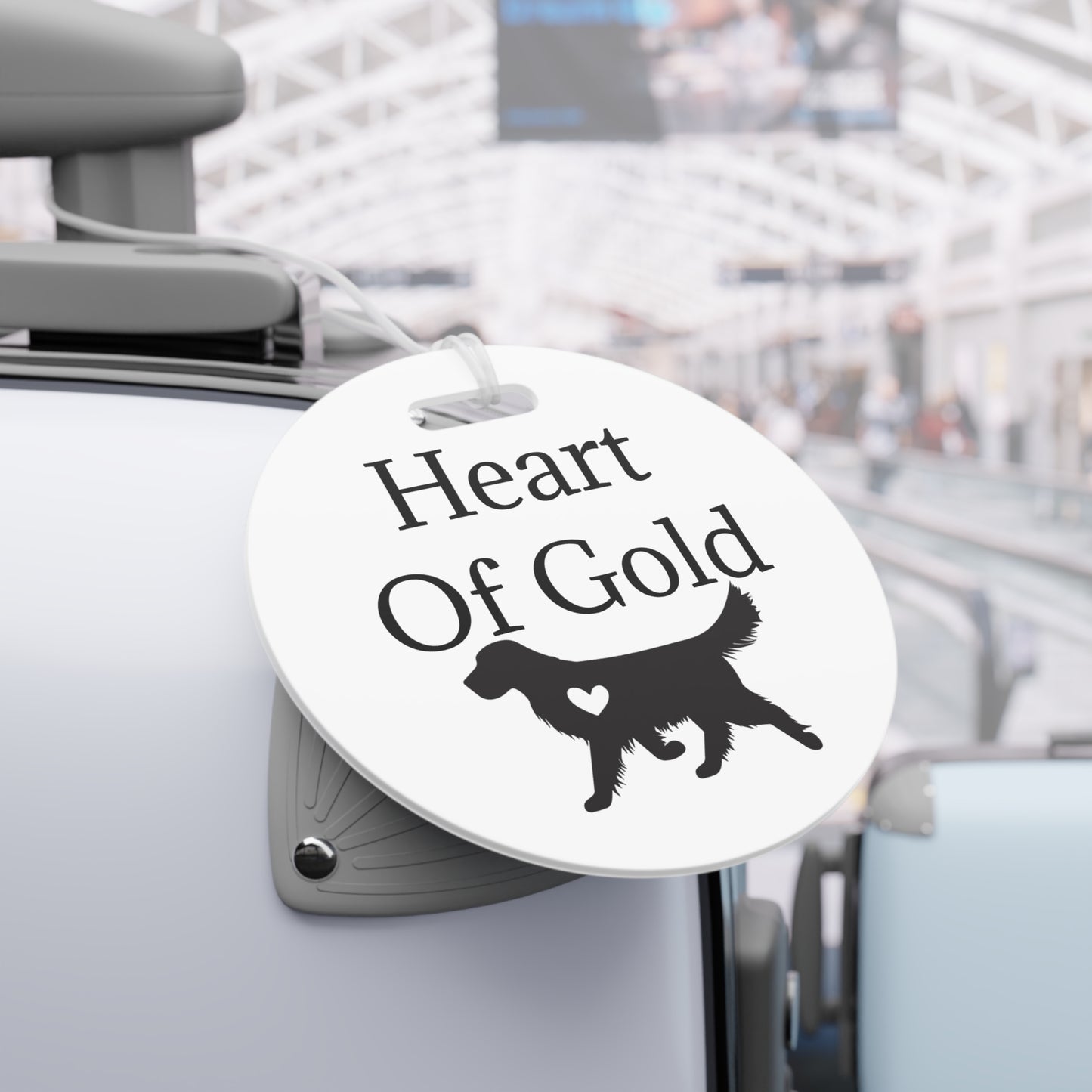Heart Of Gold Luggage Tag