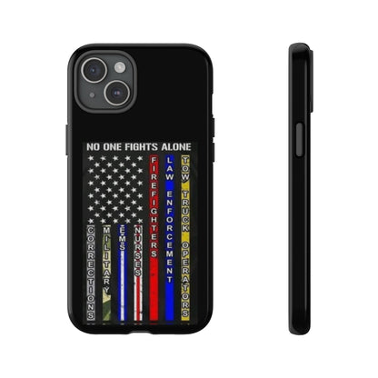 No One Fights Alone iPhone Case