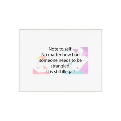 Note To Self Ceramic Photo Tile
