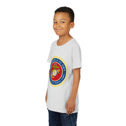 US Marine Corps Youth Unisex Short Sleeve Crewneck Tee