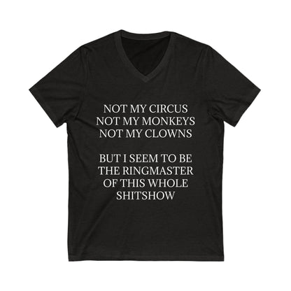 Ringmaster Unisex Short Sleeve V-Neck Tee