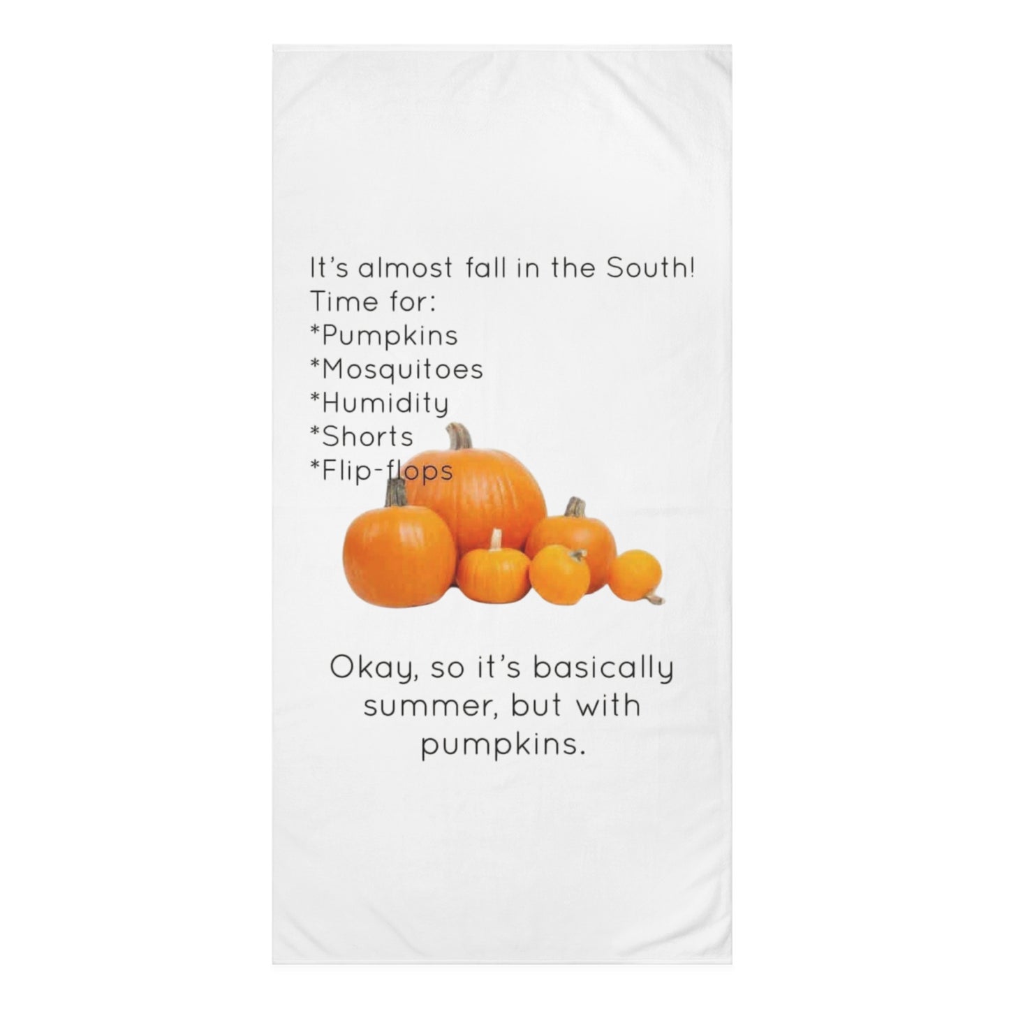Fall In The South Mink-Cotton  Beach Towel