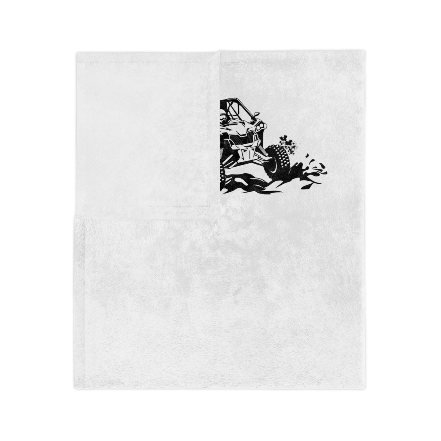 Slinging Mud Side By Side Velveteen Microfiber Blanket