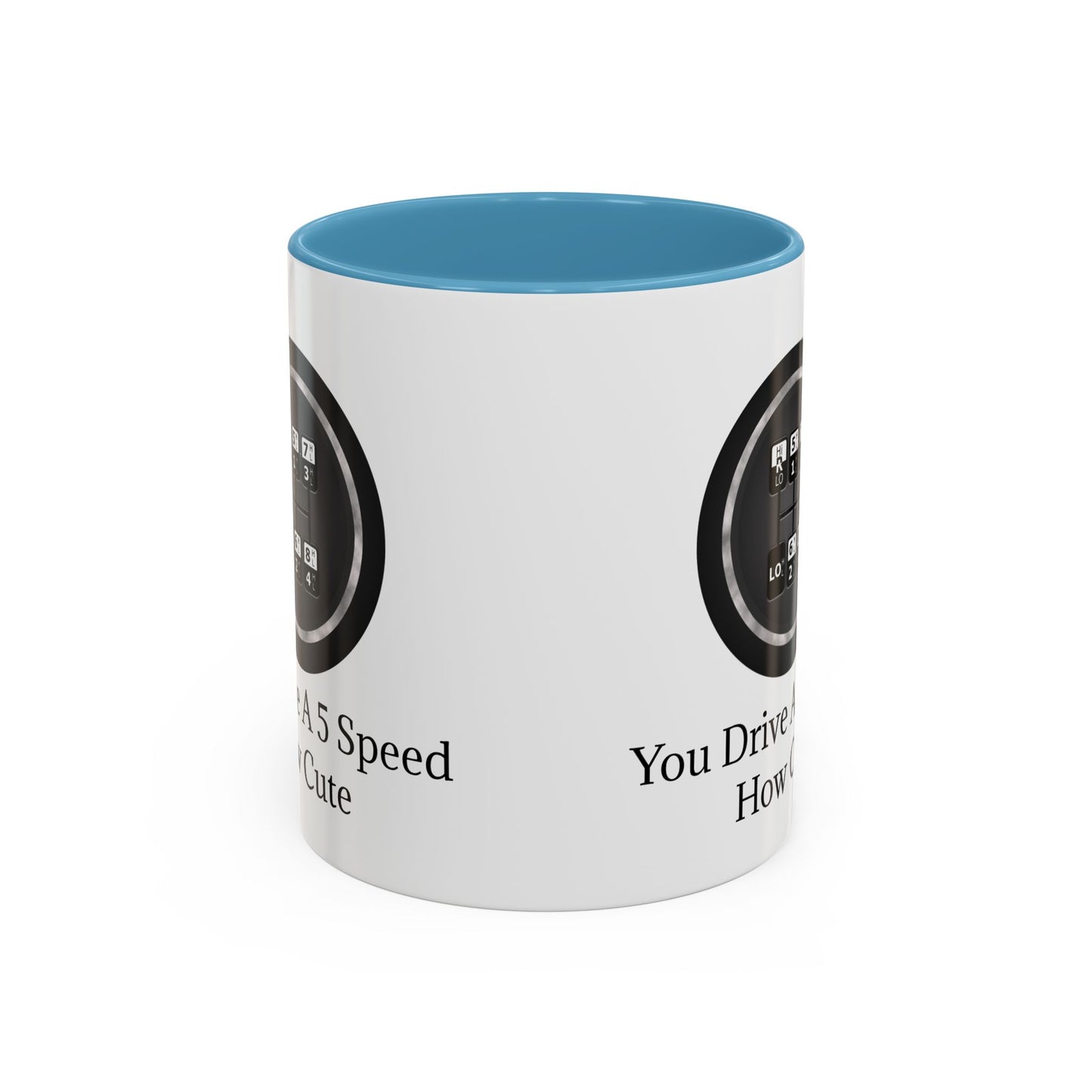5 Speed How Cute 2-Tone Coffee Mug