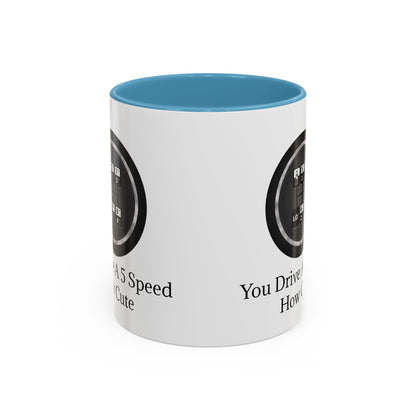 5 Speed How Cute 2-Tone Coffee Mug
