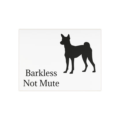 Barkless Not Mute Ceramic Photo Tile