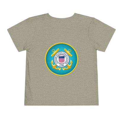 US Coast Guard Toddler Unisex Short Sleeve Crewneck Tee