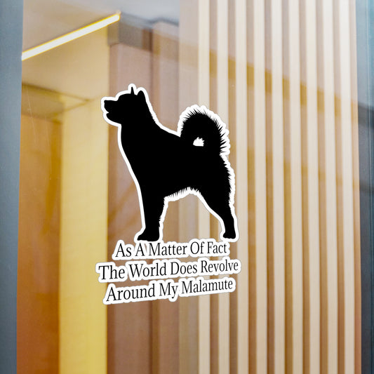 Matter Of Fact Malamute Vinyl Decal