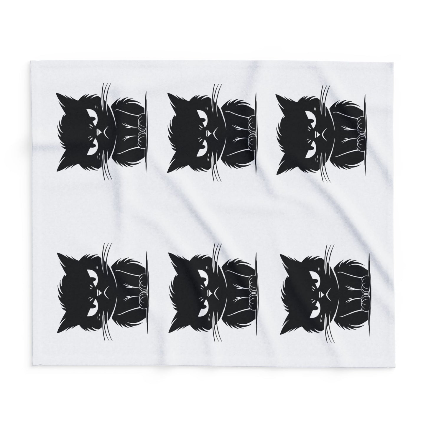 Angry Cat Arctic Fleece Blanket