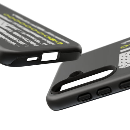 Thin Yellow Line Samsung Case