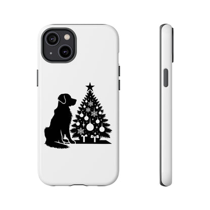 Golden Christmas Tree iPhone Case