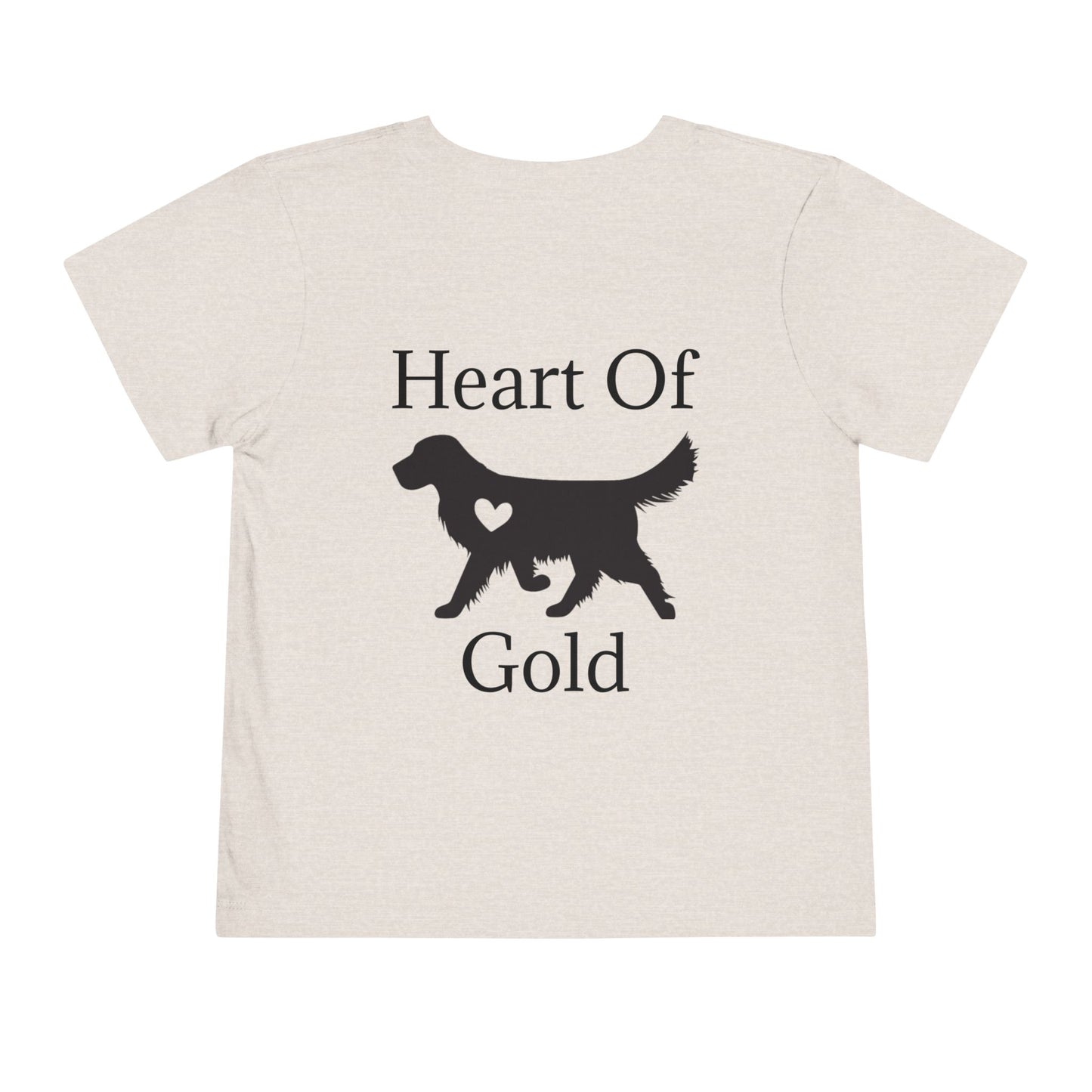 Heart Of Gold Toddler Unisex Short Sleeve Crewneck Tee