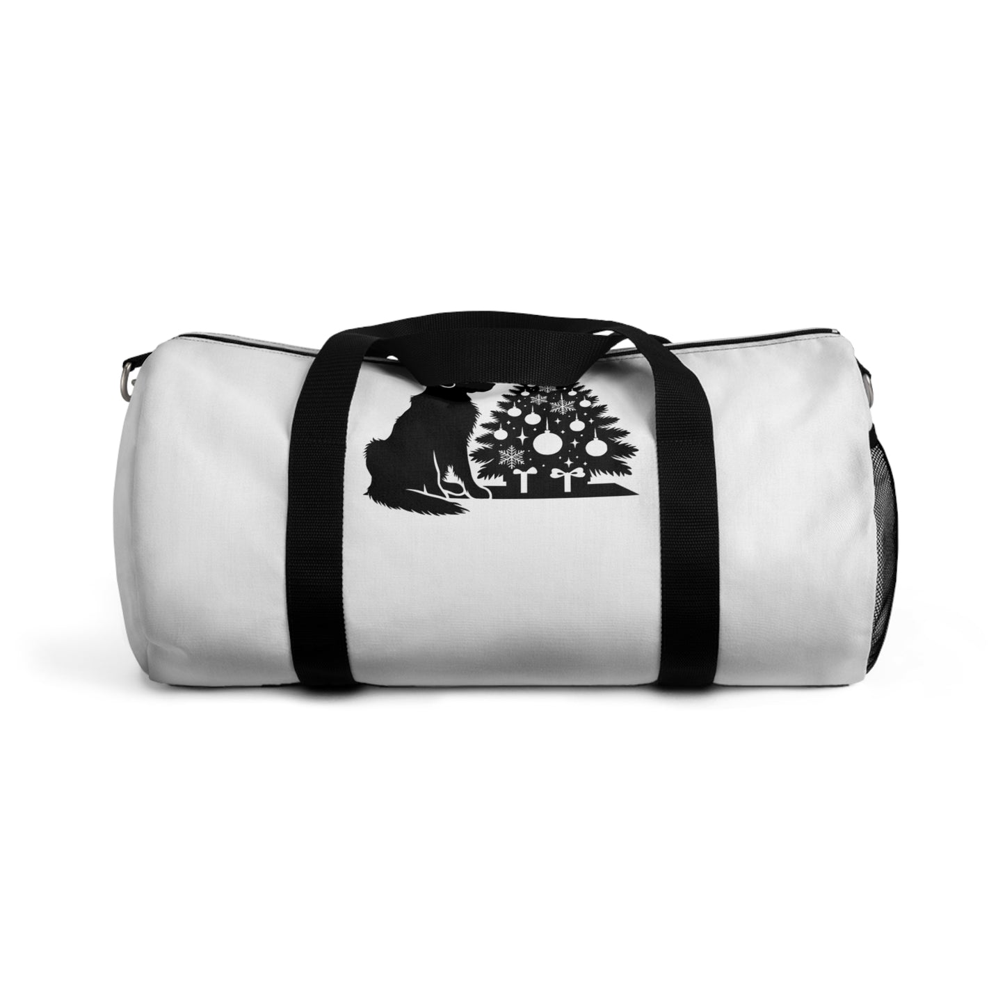 Golden Christmas Tree Duffel Bag