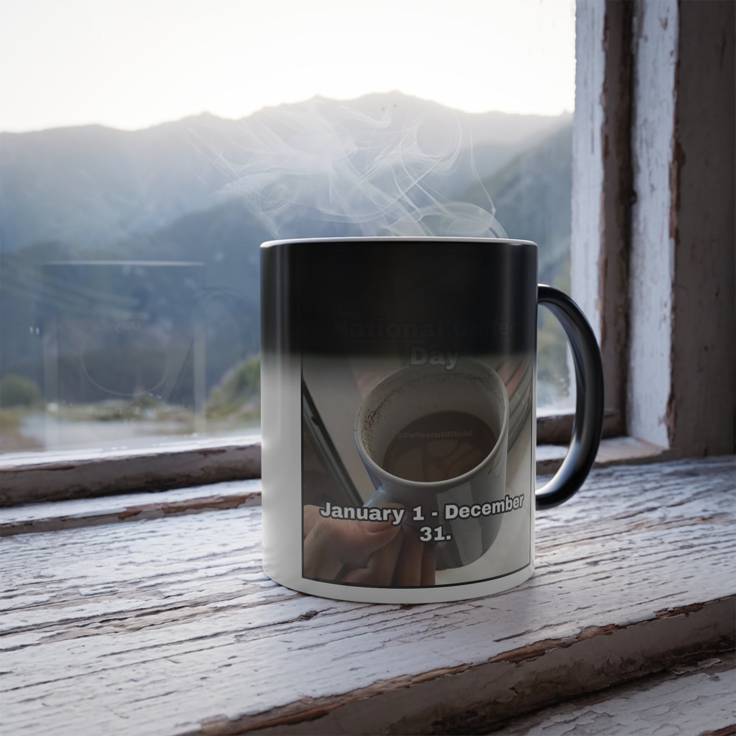 National Coffee Day Color Changing Mug
