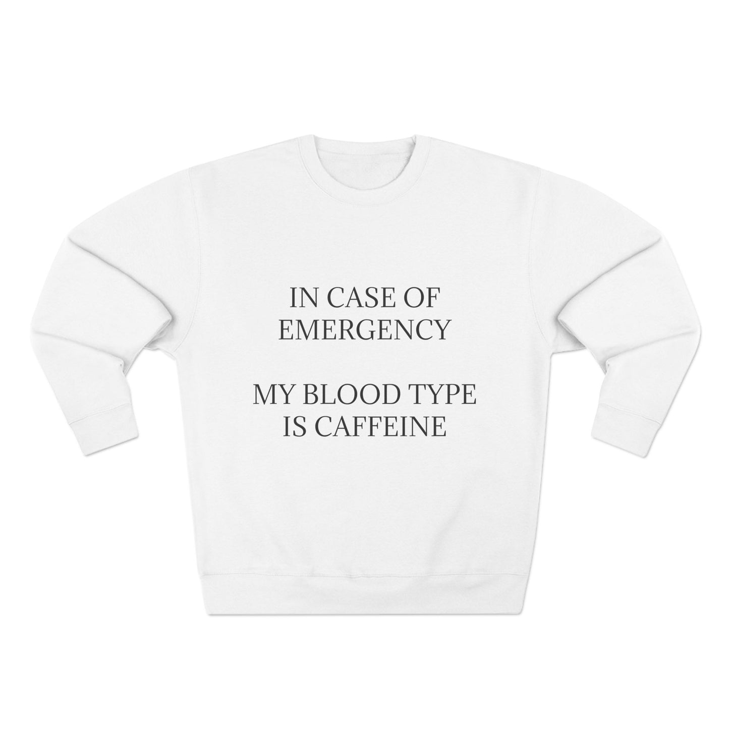 Blood Type Unisex Crewneck Sweatshirt