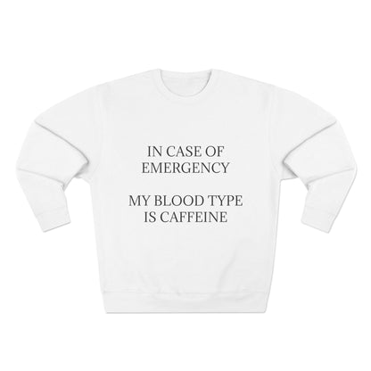 Blood Type Unisex Crewneck Sweatshirt
