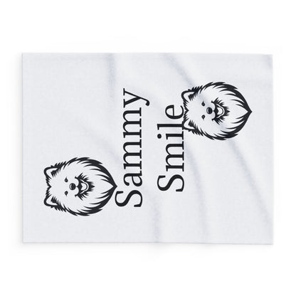 Sammy Smile Arctic Fleece Blanket