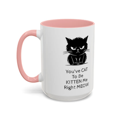 Kitten Me 2-Tone Coffee Mug